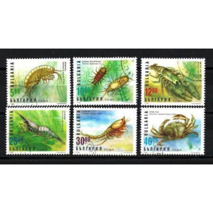 Bulgarie 1996 (85) série complète de 6 timbres oblitérés