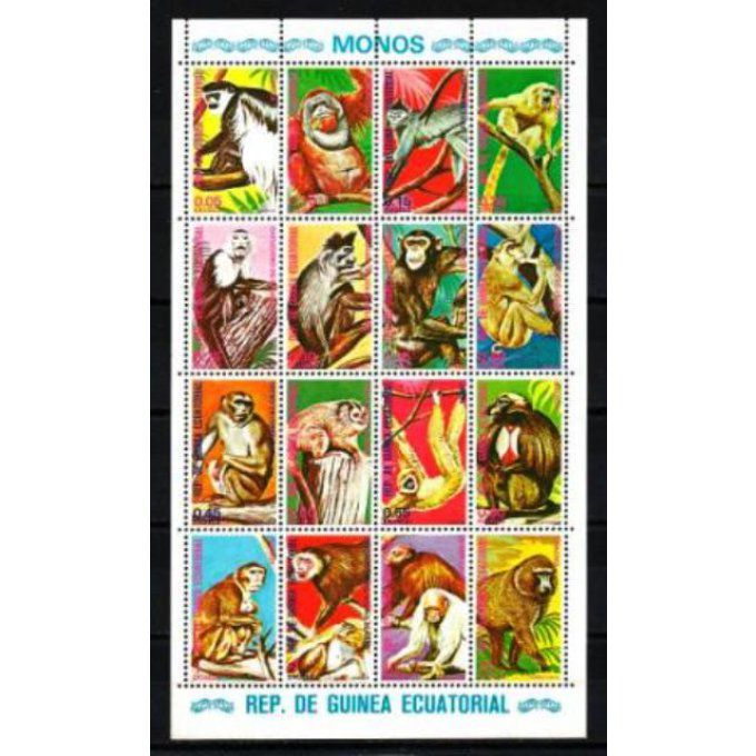 Guinée Equatoriale 1975 (94) série complète de 16 timbres oblitérés