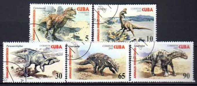 Cuba 2005 (AP10) série complète de 5 timbres oblitérés