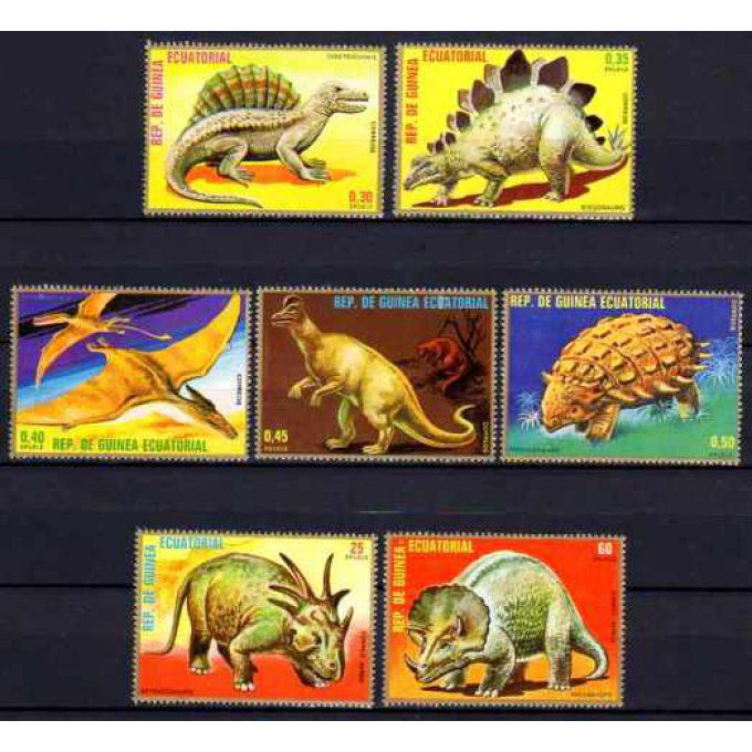 Guinée Equatoriale (AP13) série complète de 7 timbres neufs ** MNH