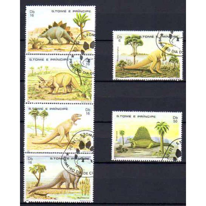 Saint Thomas et Prince 1982 (AP21) série complète de 6 timbres oblitérés
