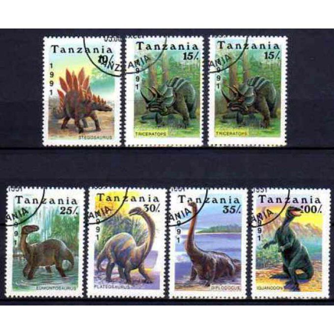 Tanzanie 1991 (AP23) série complète de 7 timbres oblitérés