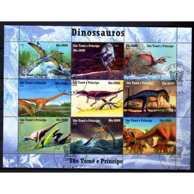 Saint Thomas et Prince 2004 (AP26) série complète de 9 timbres oblitérés