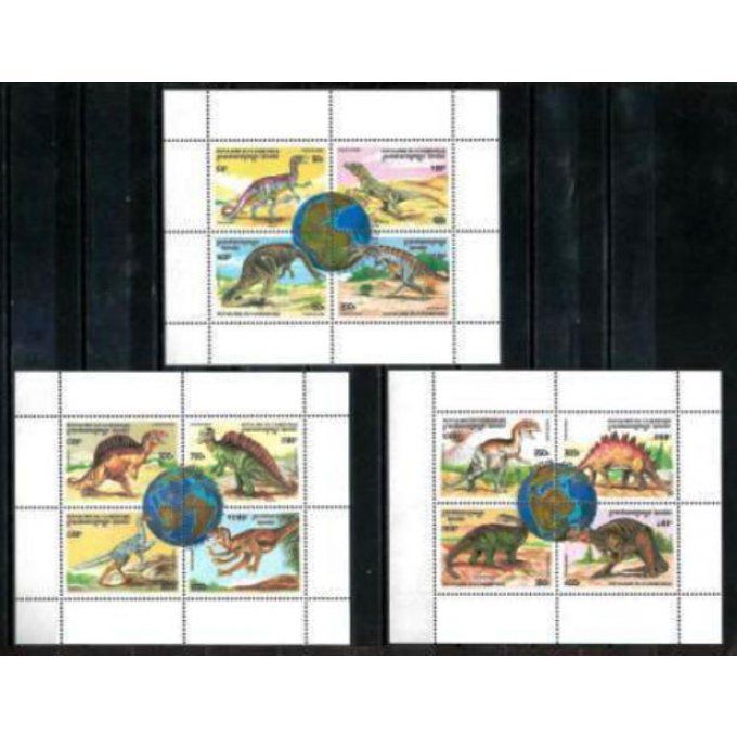 Cambodge 1996 (AP31) série complète de 12 timbres oblitérés