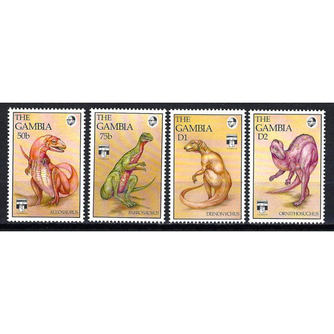 Gambie 1992 (AP35) série complète de 4 timbres neufs ** MNH