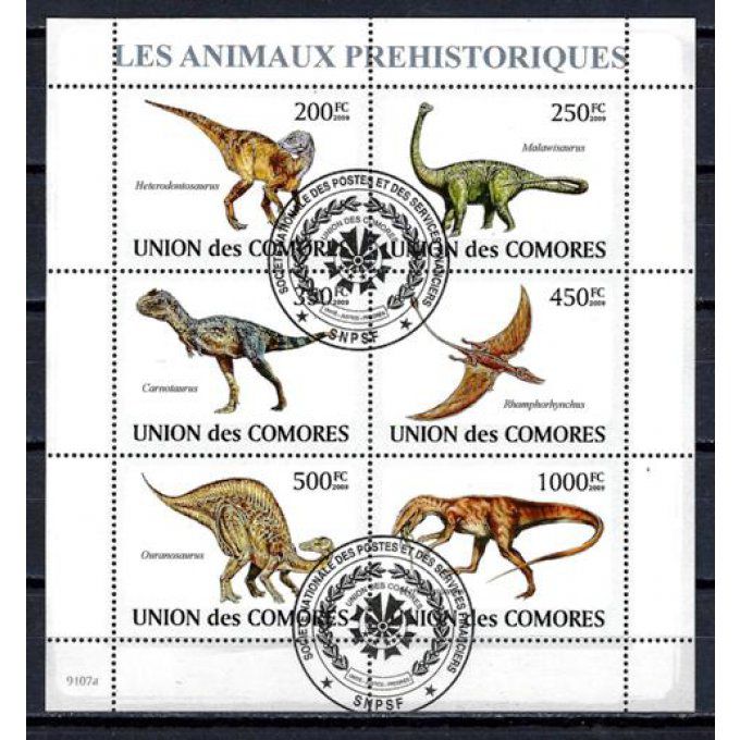 Comores 2009 (AP40) série complète de 6 timbres oblitérés
