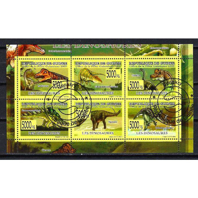 Guinée 2009 (AP41) série complète de 6 timbres oblitérés