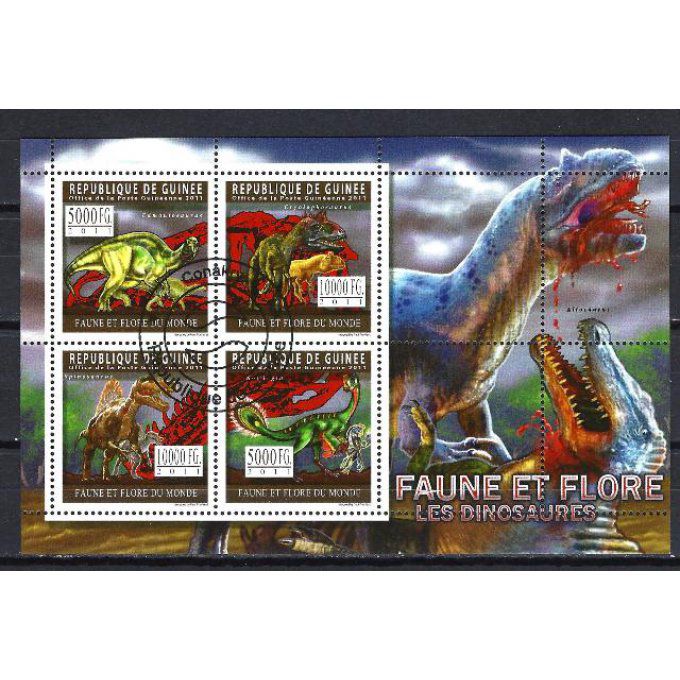 Guinée 2011 (AP42) série complète de 4 timbres oblitérés