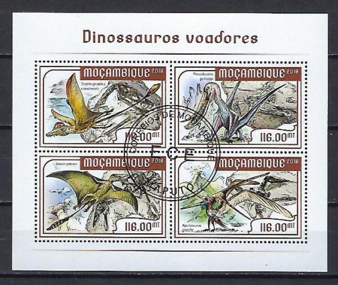 Mozambique 2018 (AP54) série complète de 4 timbres oblitérés
