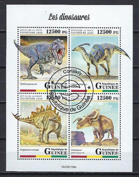 Guinée 2020 (AP55) série complète de 4 timbres oblitérés