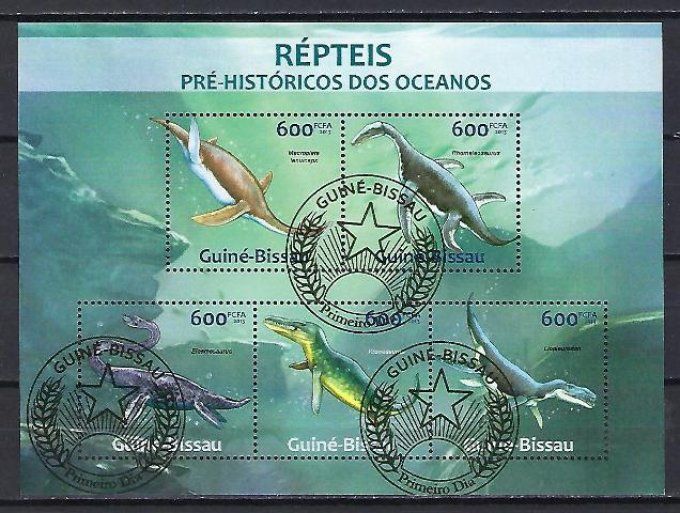 Guinée Bissau 2013 (AP61) série complète de 5 timbres oblitérés