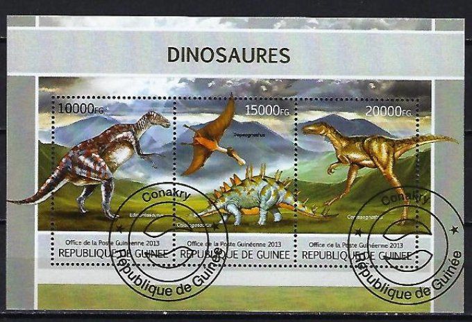 Guinée 2013 (AP66) série complète de 3 timbres oblitérés