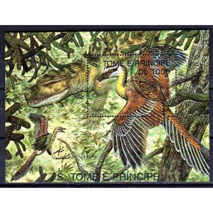 Saint Thomas et Prince 1993 (AP12) bloc oblitéré