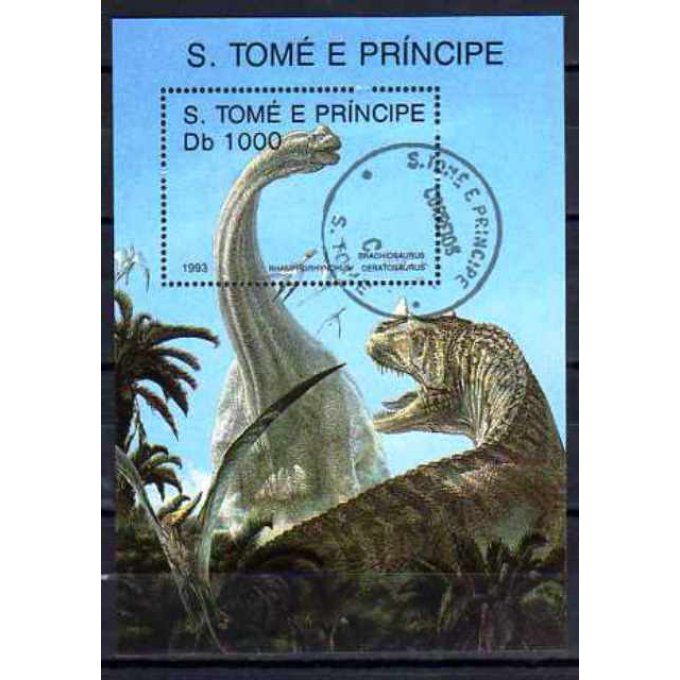 Saint Thomas et Prince 1993 (AP13) bloc oblitéré