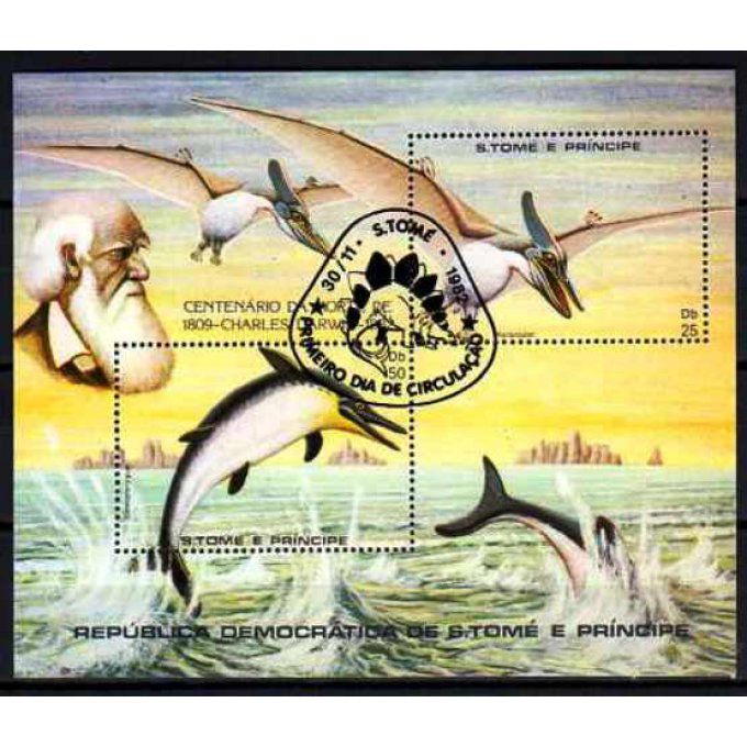 Saint Thomas et Prince 1982 (AP15) bloc oblitéré