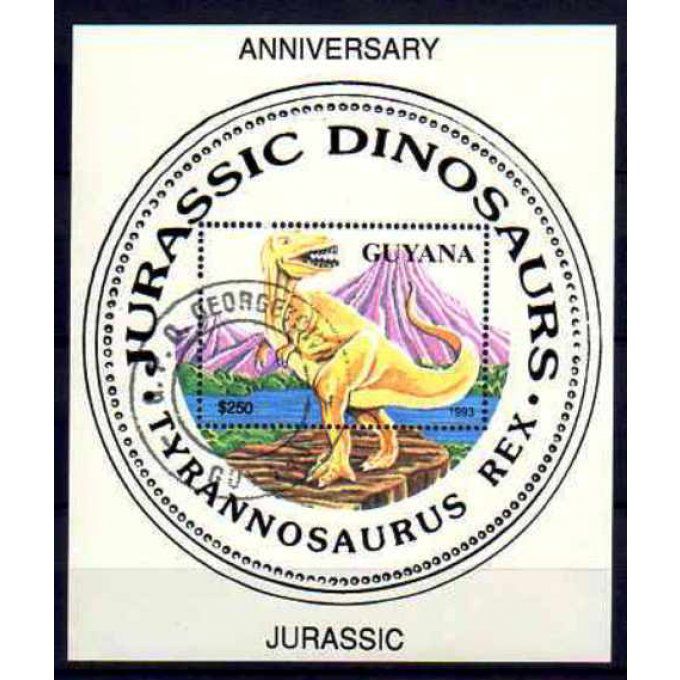 Guyana 1993 (AP7) bloc oblitéré