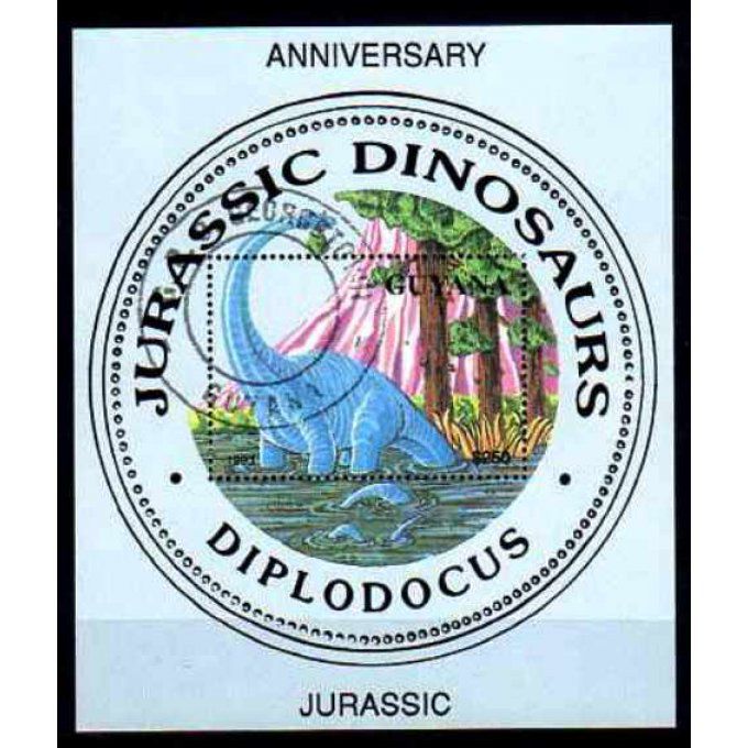 Guyana 1993 (AP8) bloc oblitéré