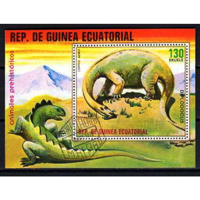 Guinée Equatoriale (AP9) bloc oblitéré