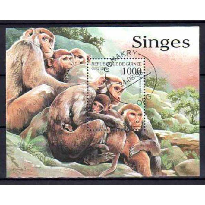 Guinée 1998 (14) bloc oblitéré