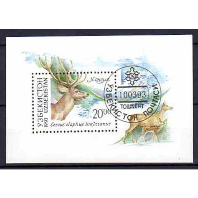 Ouzbékistan 1993 (27) bloc oblitéré