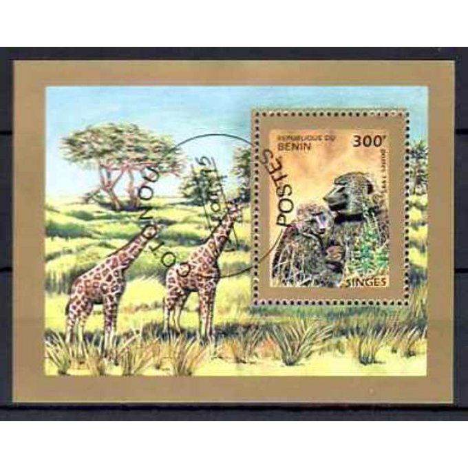 Bénin 1995 (3) bloc oblitéré