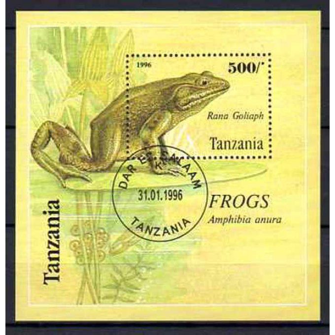 Tanzanie 1996 (49) bloc oblitéré