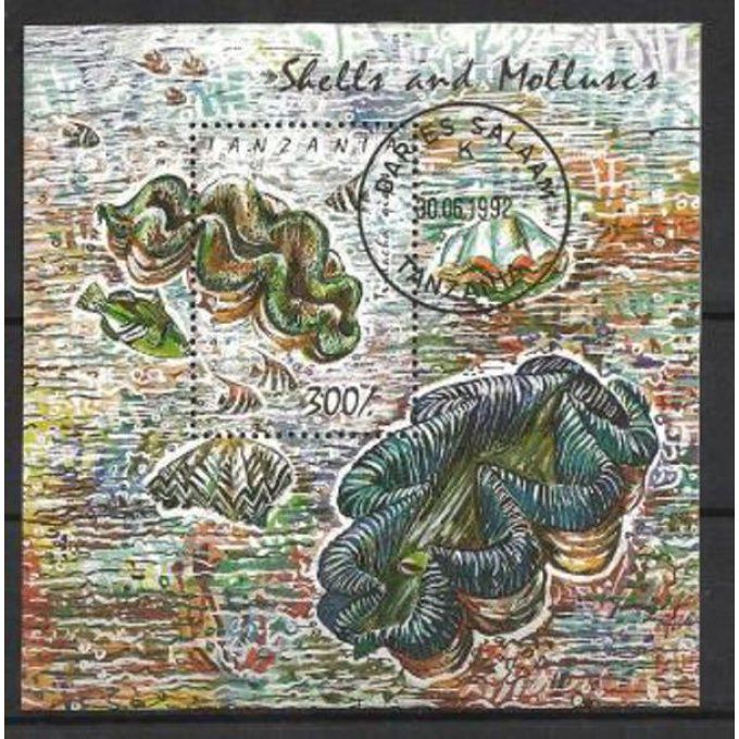 Tanzanie 1992 (54) bloc oblitéré