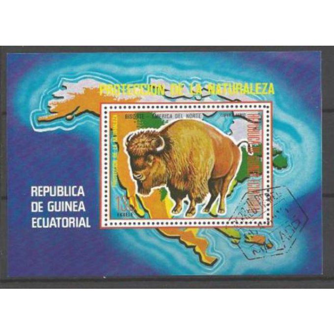 Guinée Equatoriale (58) bloc oblitéré