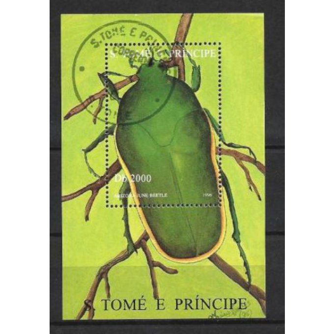 Saint Thomas et Prince 1996 (59) bloc oblitéré