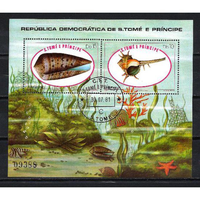 Saint Thomas et Prince 1981 (85) bloc oblitéré