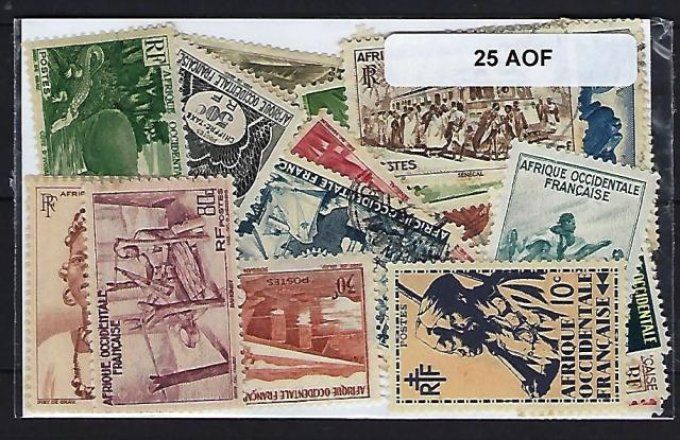 Collections de timbres d'Afrique Occidentale Française - AOF