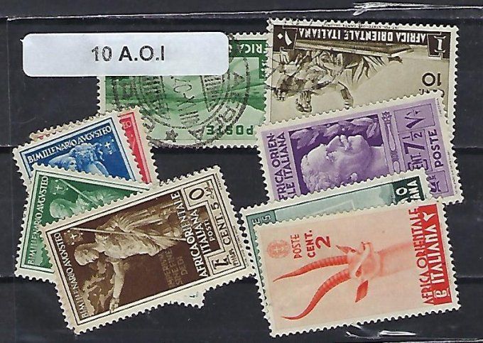 Collections de timbres d'Afrique Orientale Italienne - AOI