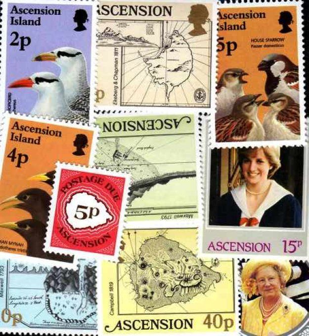Collections de timbres de l'Ascension
