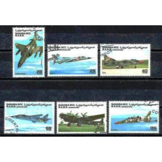 Sahara 1996 (AV22) série complète de 6 timbres oblitérés