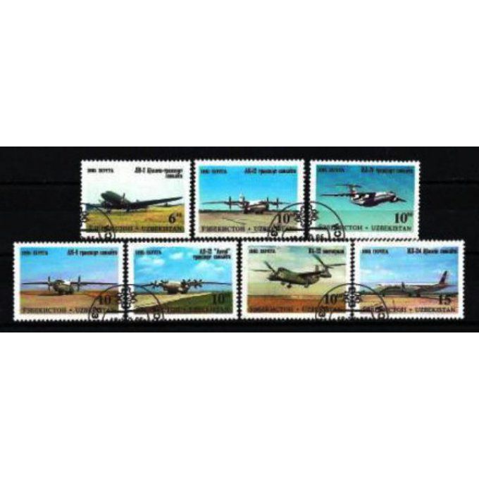 Ouzbékistan 1995 (AV24) série complète de 7 timbres oblitérés