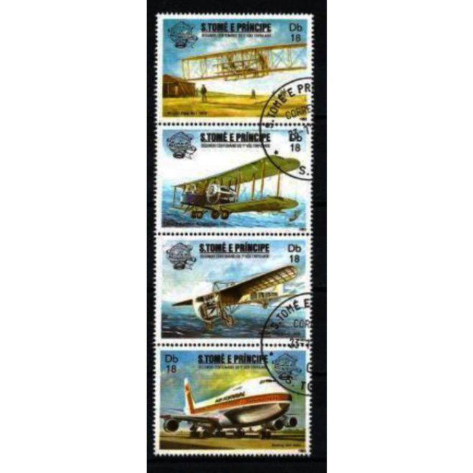 Saint Thomas et Prince 1983 (AV27) série complète de 4 timbres oblitérés