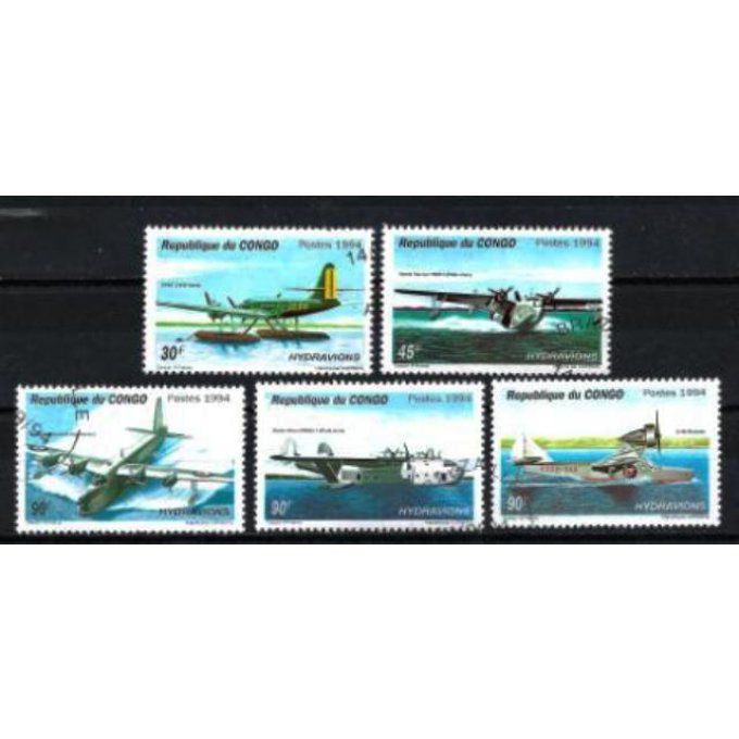 Congo 1994 (AV36) série complète de 5 timbres oblitérés