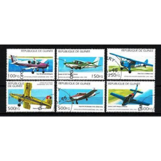 Guinée 1995 (AV37) série complète de 6 timbres oblitérés