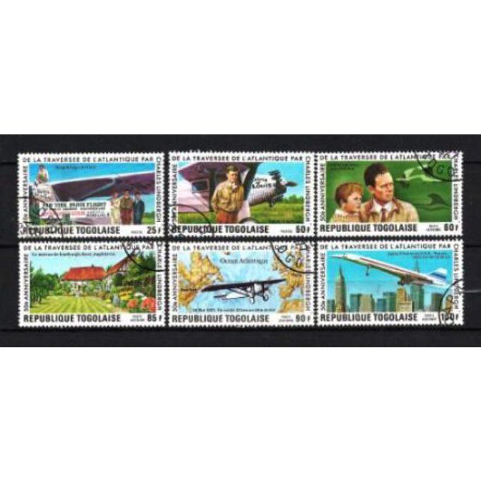 Togo 1977 (AV57) série complète de 6 timbres oblitérés