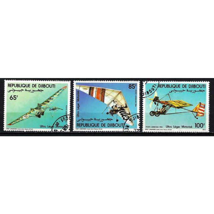 Djibouti 1984 (AV58) série complète de 3 timbres oblitérés