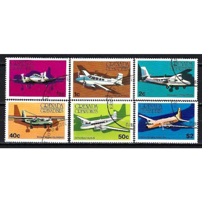 Grenadines 1976 (AV59) série complète de 6 timbres oblitérés