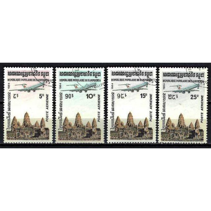 Kampuchea 1984 (AV60) série complète de 3 timbres oblitérés