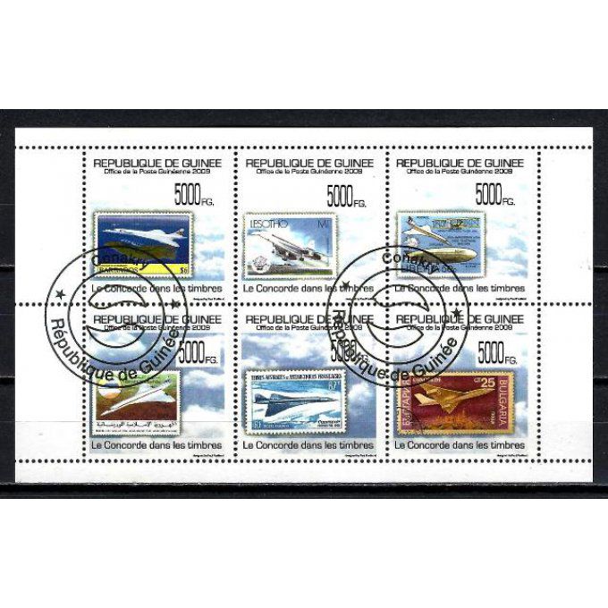 Guinée 2009 (AV65) série complète de 6 timbres oblitérés