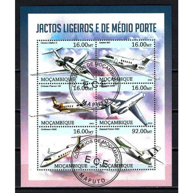 Mozambique 2013 (AV69) série complète de 6 timbres oblitérés
