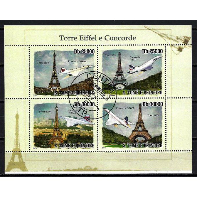 Saint Thomas et Prince 2010 (AV70) série complète de 4 timbres oblitérés