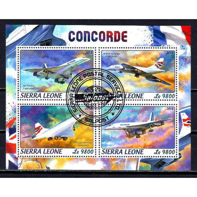 Sierra Leone 2018 (AV78) série complète de 4 timbres oblitérés