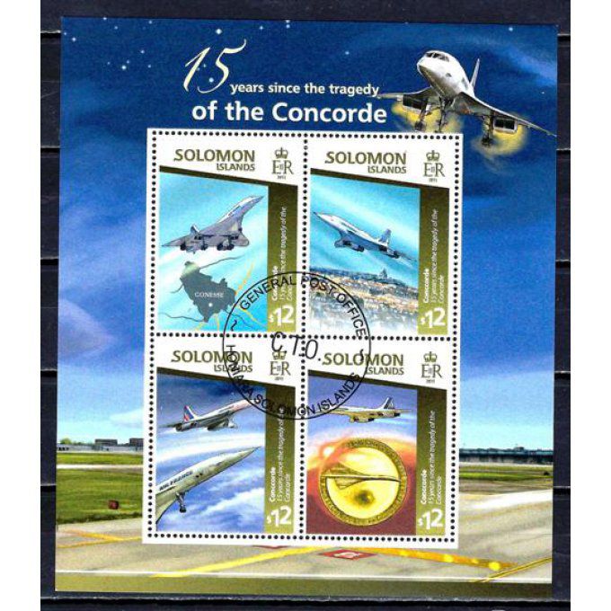 Salomon 2015 (AV79) série complète de 4 timbres oblitérés