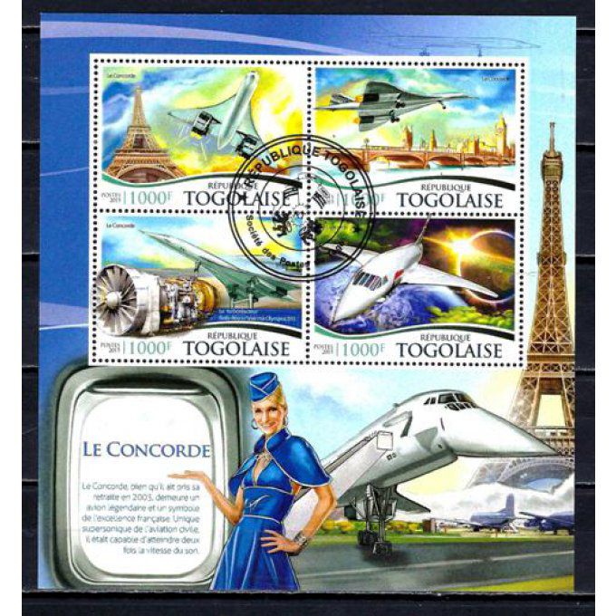 Togo 2015 (AV80) série complète de 4 timbres oblitérés