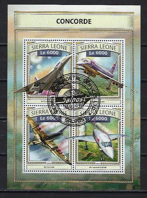 Sierra Leone 2016 (AV82) série complète de 4 timbres oblitérés