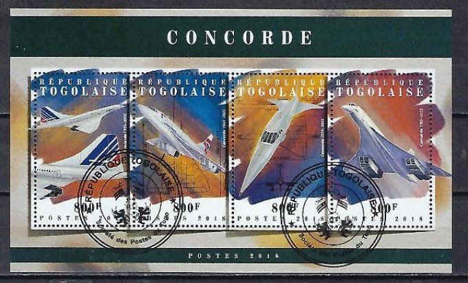 Togo 20128(AV84) série complète de 4 timbres oblitérés